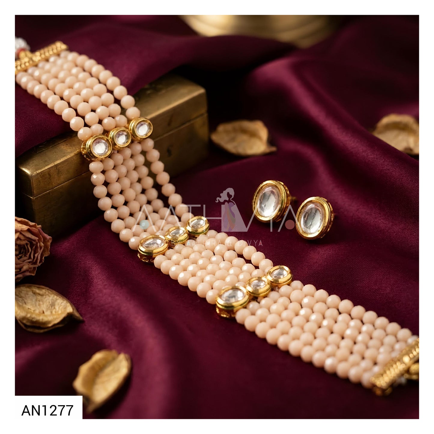 CHAARU KUNDAN SET - AN1277