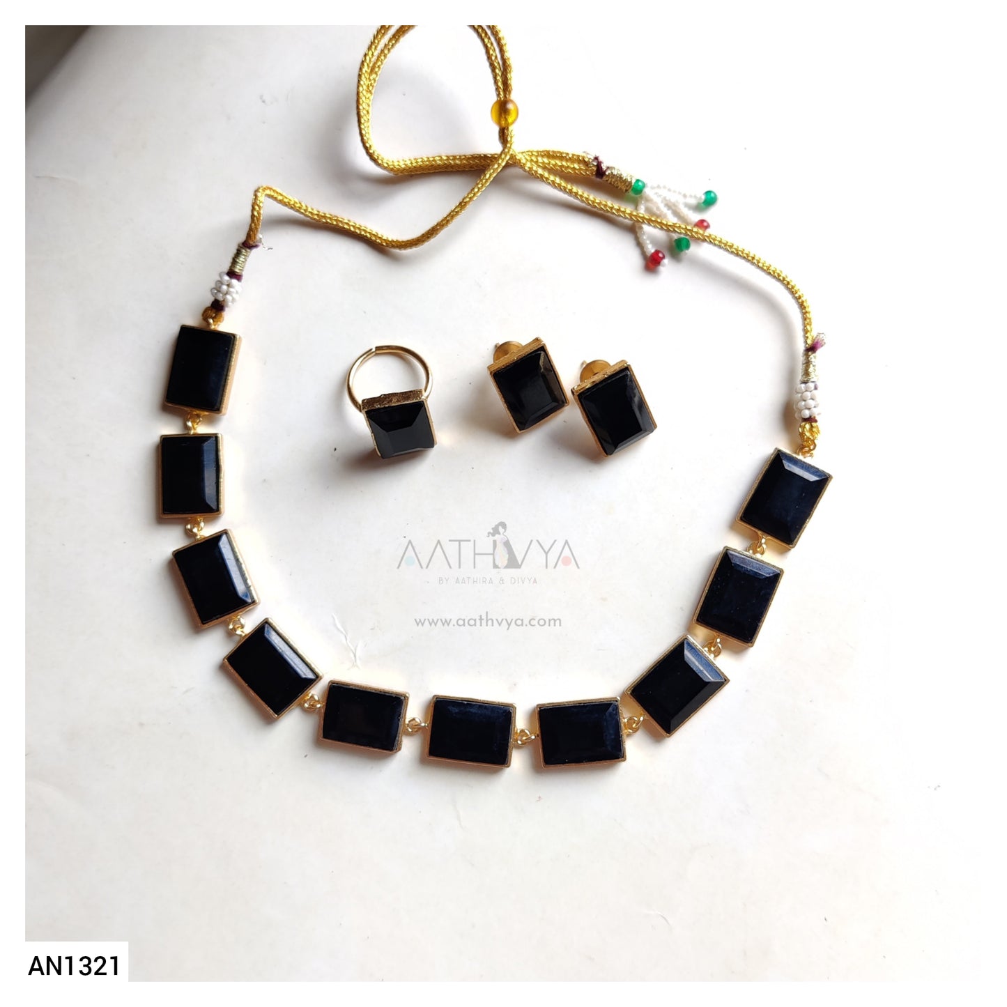INSIGNIA - STONE NECKPIECE SETS - AN1321