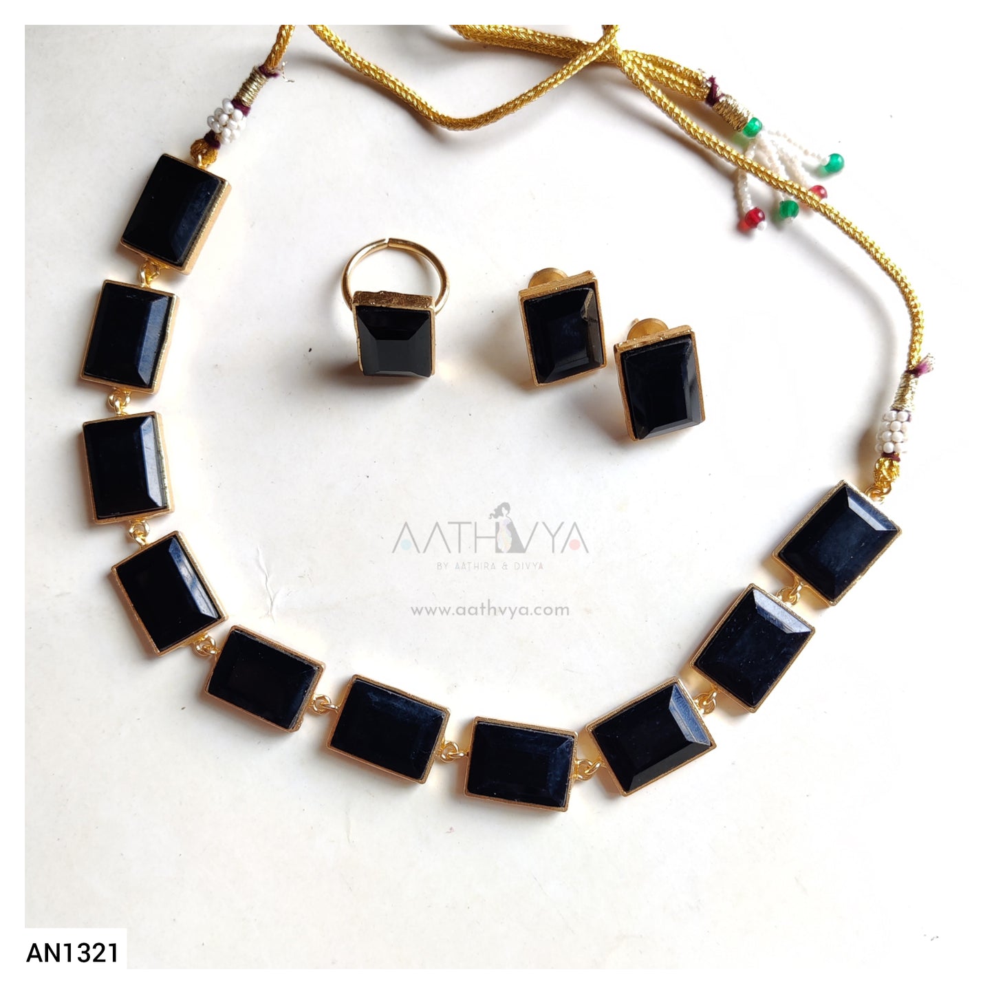 INSIGNIA - STONE NECKPIECE SETS - AN1321