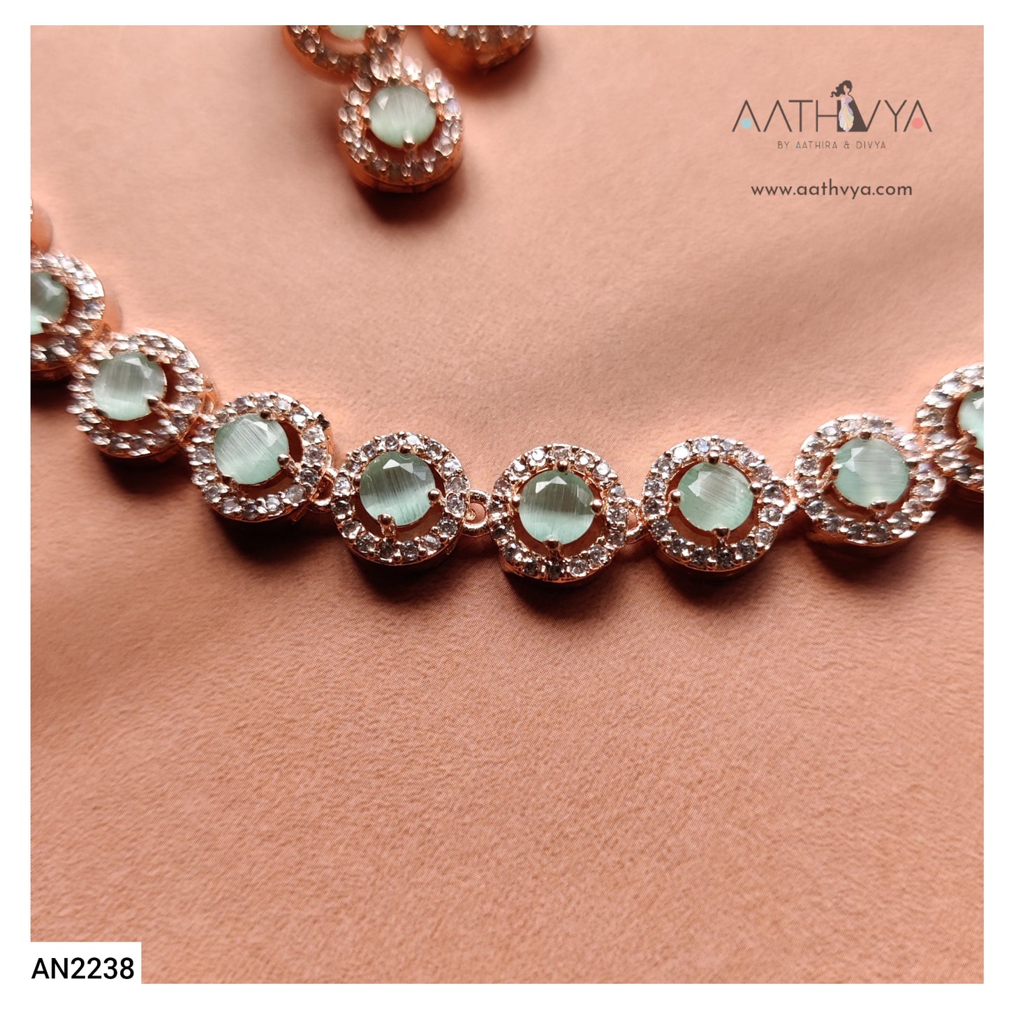 ROSE GOLD/SILVER COMBO SET - AN2238