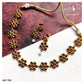 MATTE FINISH KEMP STONE NECKLACE SET - AN1789