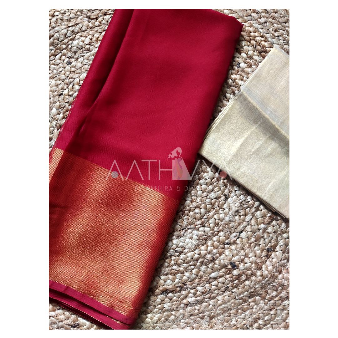 CHIFFON ZARI SAREES - AS1432