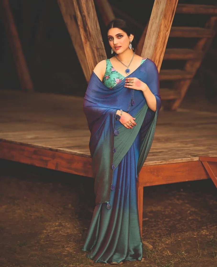 CHIFFON GEORGETTE SAREE - AS1391