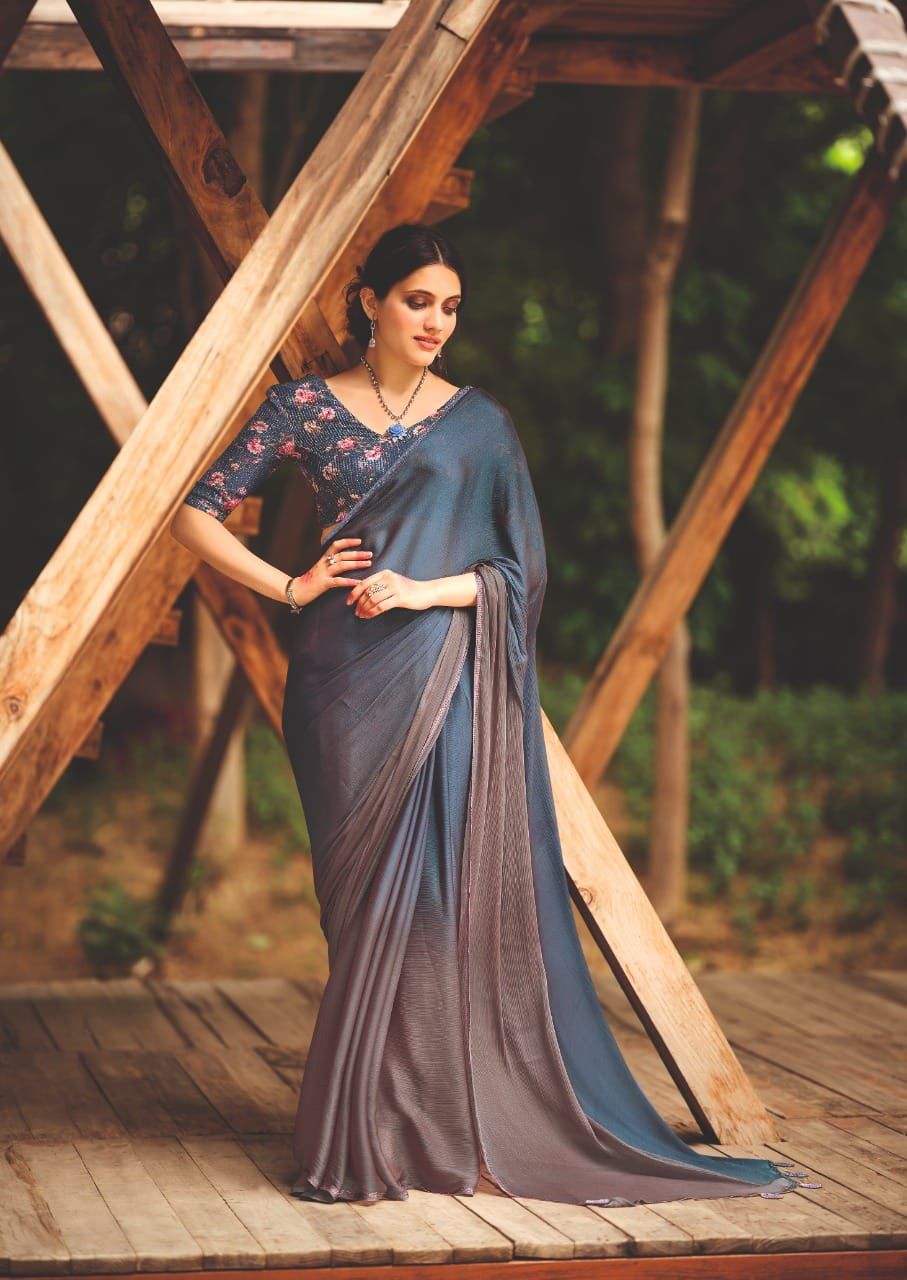 CHIFFON GEORGETTE SAREE - AS1391