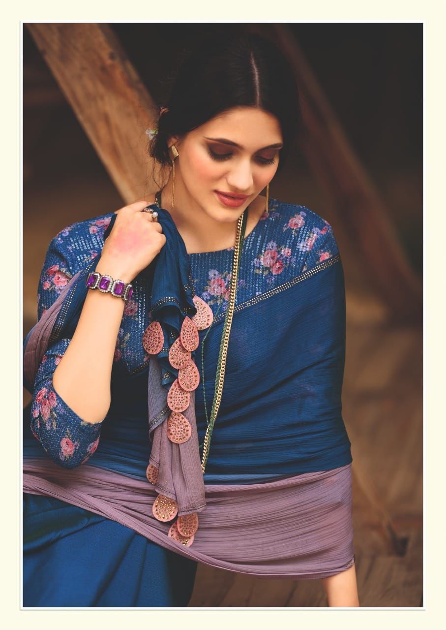 CHIFFON GEORGETTE SAREE - AS1391