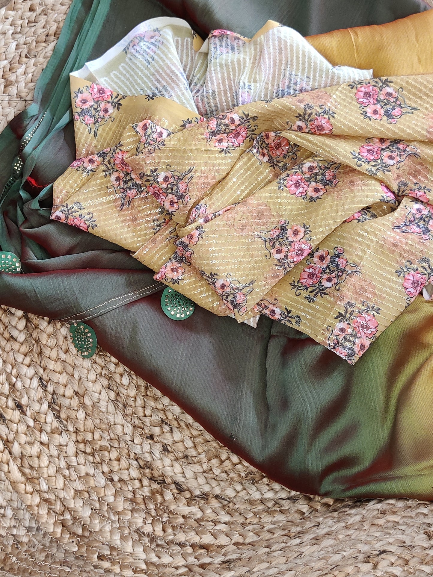 CHIFFON GEORGETTE SAREE - AS1391