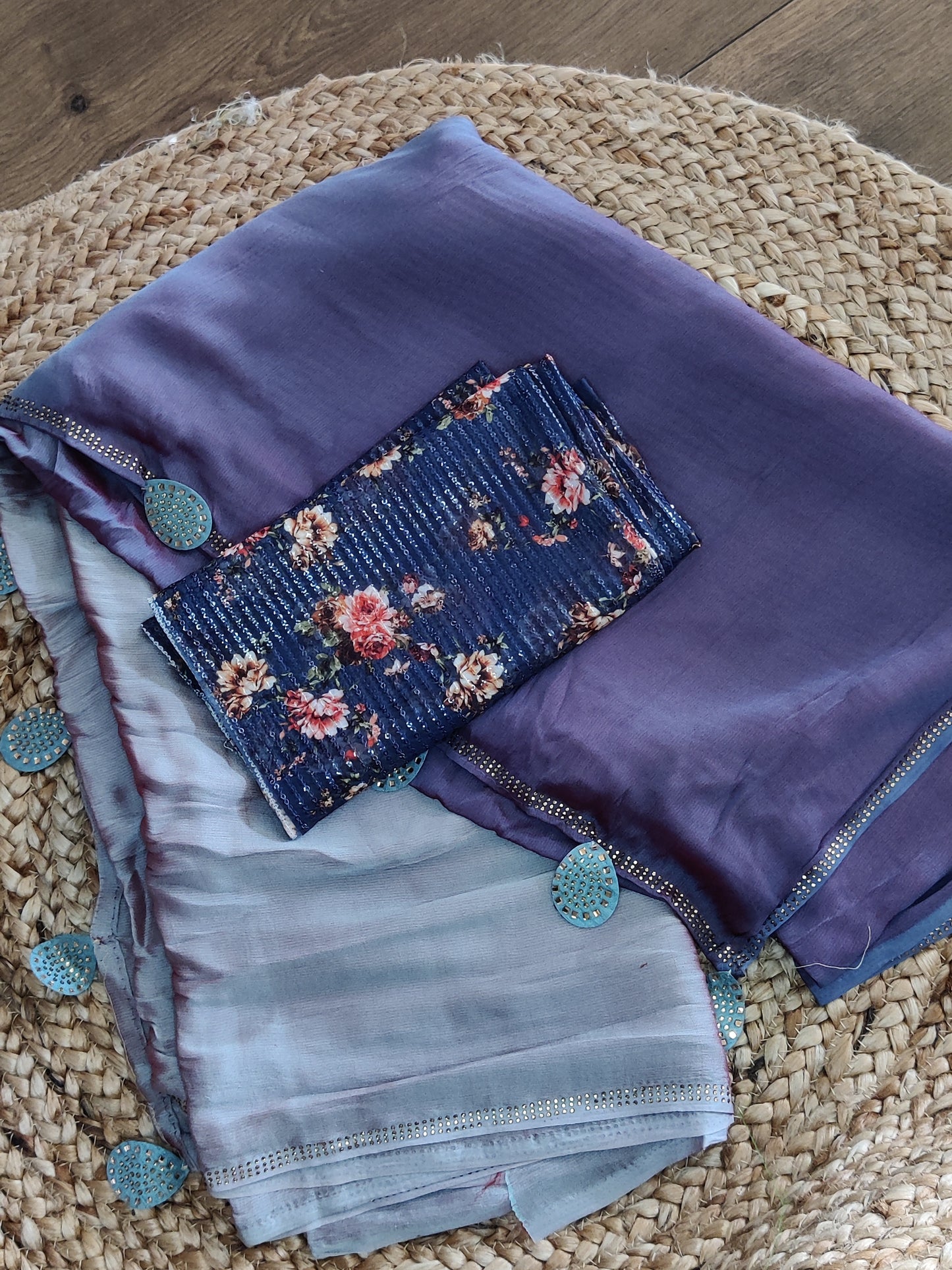CHIFFON GEORGETTE SAREE - AS1391