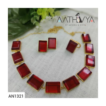 INSIGNIA - STONE NECKPIECE SETS - AN1321