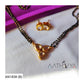 TRI KUNDAN PENDANT MANGALSUTRA SET -AN1838 (B)
