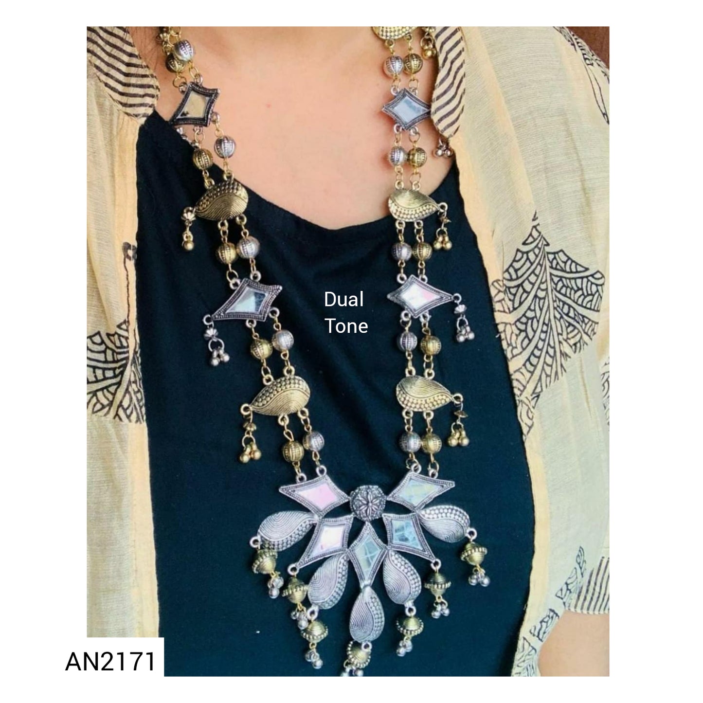 MIRROR STATEMENT NECKPIECE - AN2171