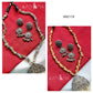 PEARL TASSELED GHUNGROO PENDANT NECKPIECE - AN2174