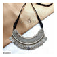 OXIDISED COIN NECKLACE - AN2203