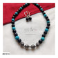 BEADED GERMAN SILVER SET - AN1314