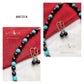 BEADED GERMAN SILVER SET - AN1314