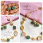 MULTICOLOUR DRUZY STONE SETS - AN1291
