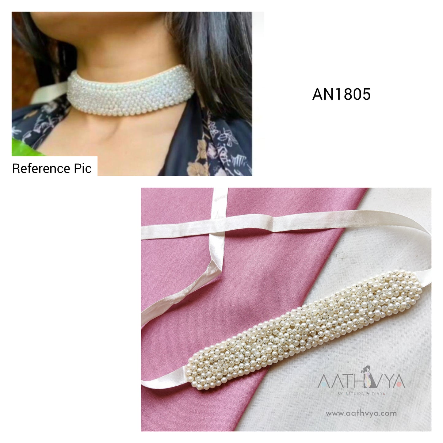 PEARL BEAD CHOKER - AN1805
