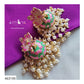 LOTUS STUD JHUMKAS - AE2155