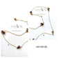 ROSE QUARTZ-AMETHYST CHAIN - AN1260