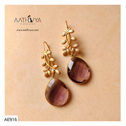 LEAF DROP DANGLERS - AE916