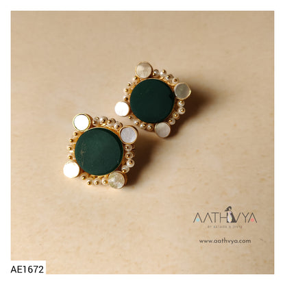 NATURL STONE STUDS - AE1672