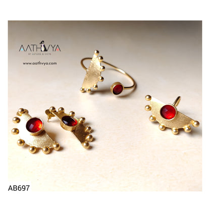 STONE CENTRIC SEMICIRCULAR COMBO SET - AB697