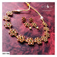 MATTE FINISH KEMP STONE NECKLACE SET - AN1789