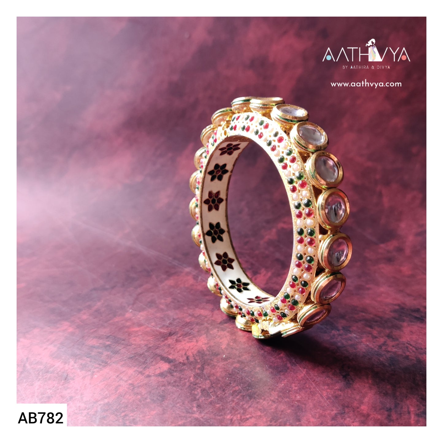 KUNDAN BANGLE - AB782