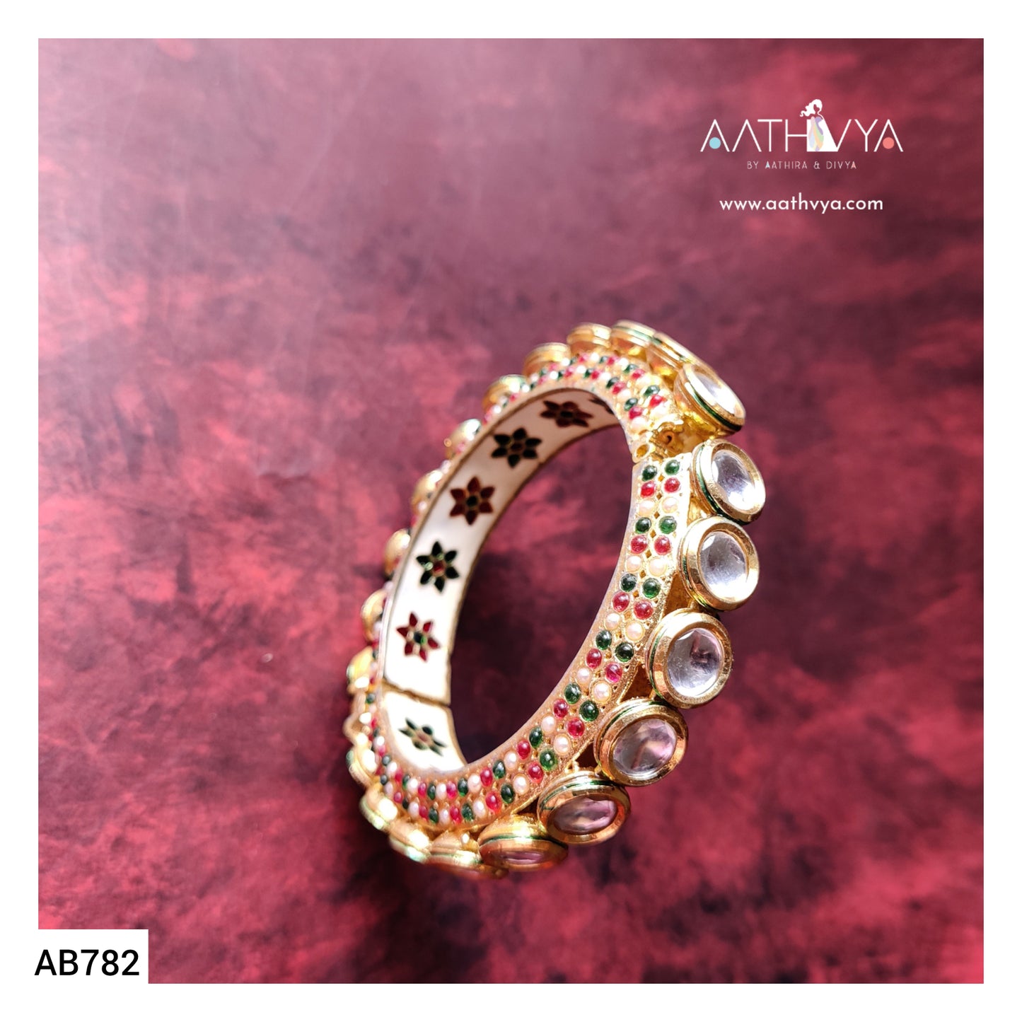 KUNDAN BANGLE - AB782