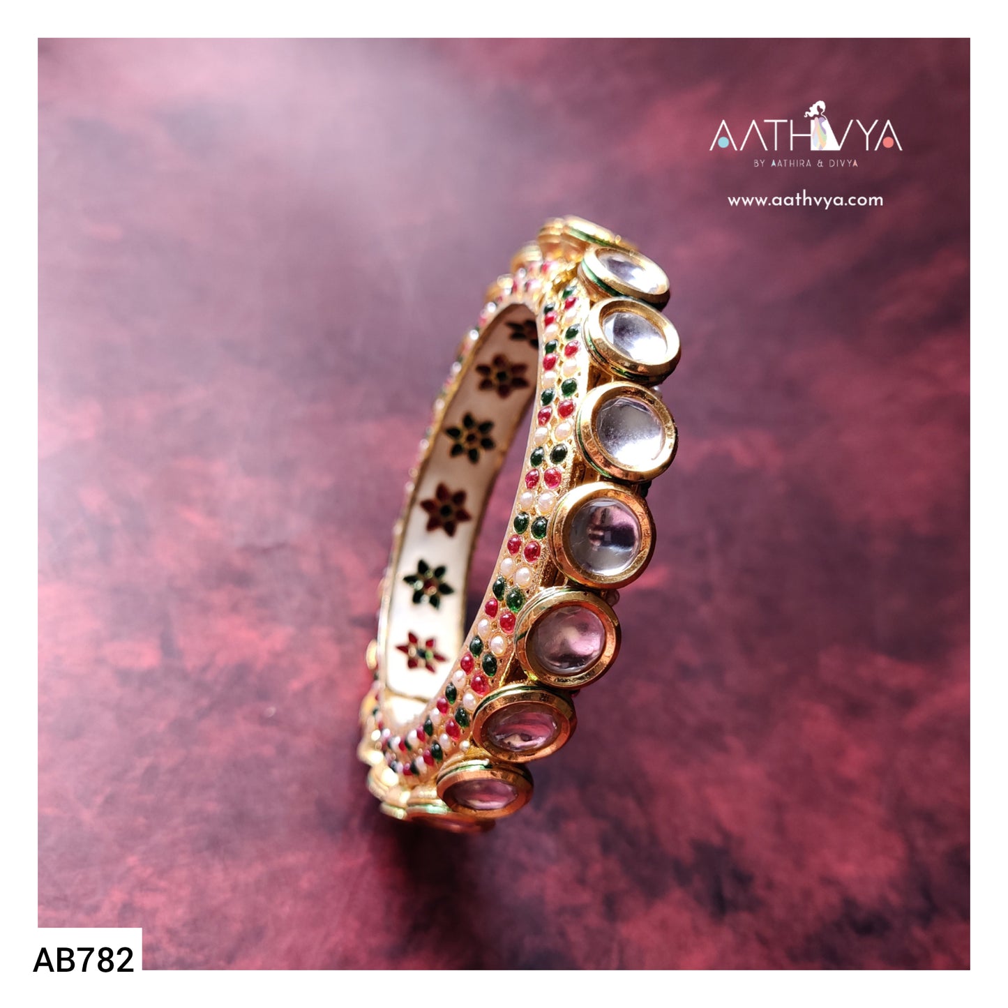 KUNDAN BANGLE - AB782