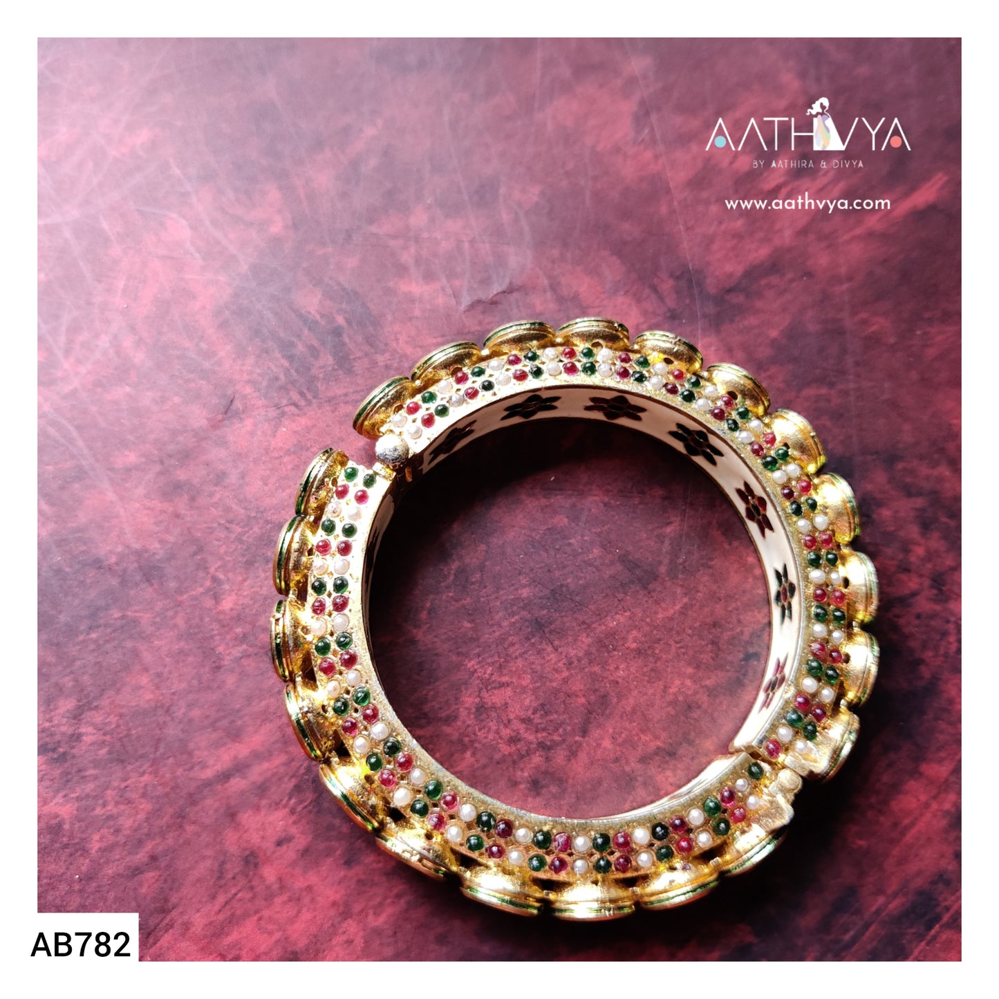 KUNDAN BANGLE - AB782