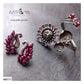STATEMENT HAND CUFFS & EARRINGS - AB777
