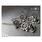 2 LAYER GUNMETAL POLISHED JHUMKA - AE1684 (A)