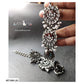 2 LAYER GUNMETAL POLISHED JHUMKA - AE1684 (A)