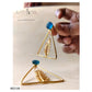 TRIANGULAR FEATHER EARRING - AE2120