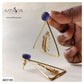 TRIANGULAR FEATHER EARRING - AE2120