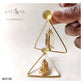 TRIANGULAR FEATHER EARRING - AE2120
