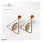 TRIANGULAR FEATHER EARRING - AE2120