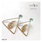 TRIANGULAR FEATHER EARRING - AE2120