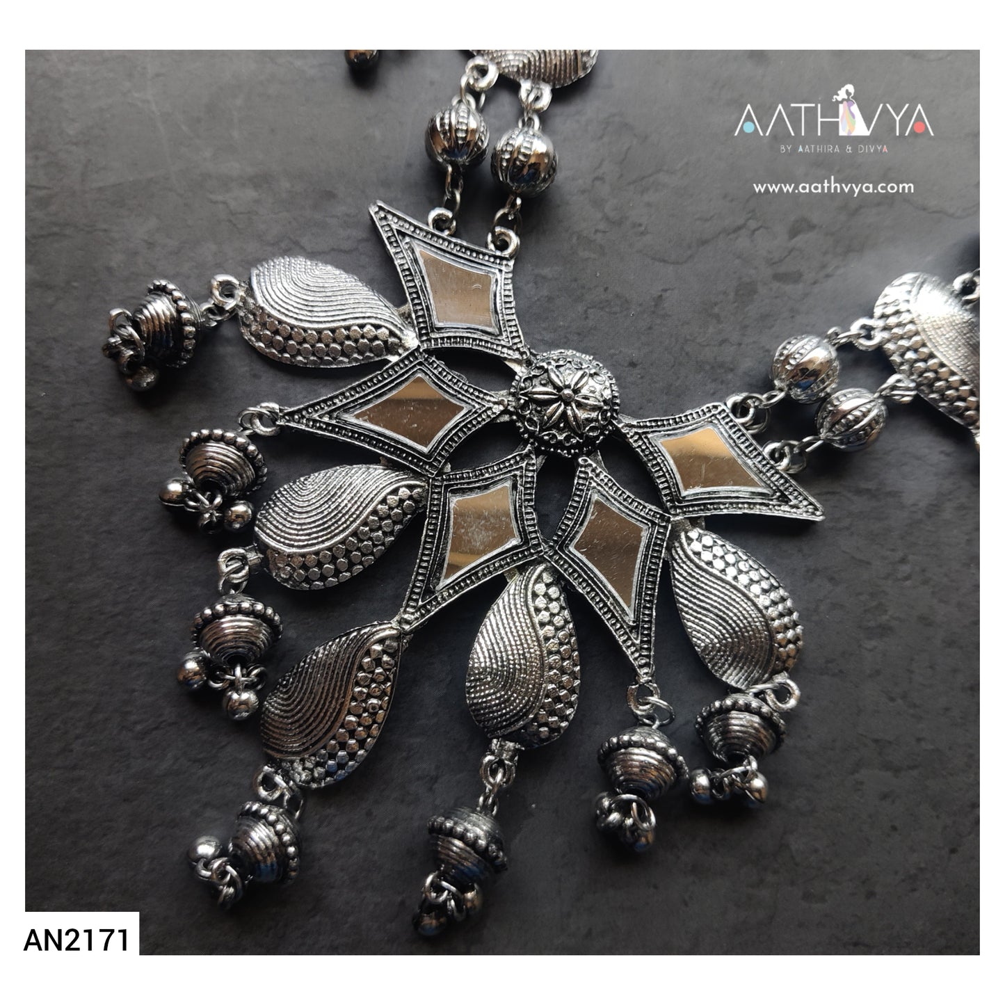MIRROR STATEMENT NECKPIECE - AN2171