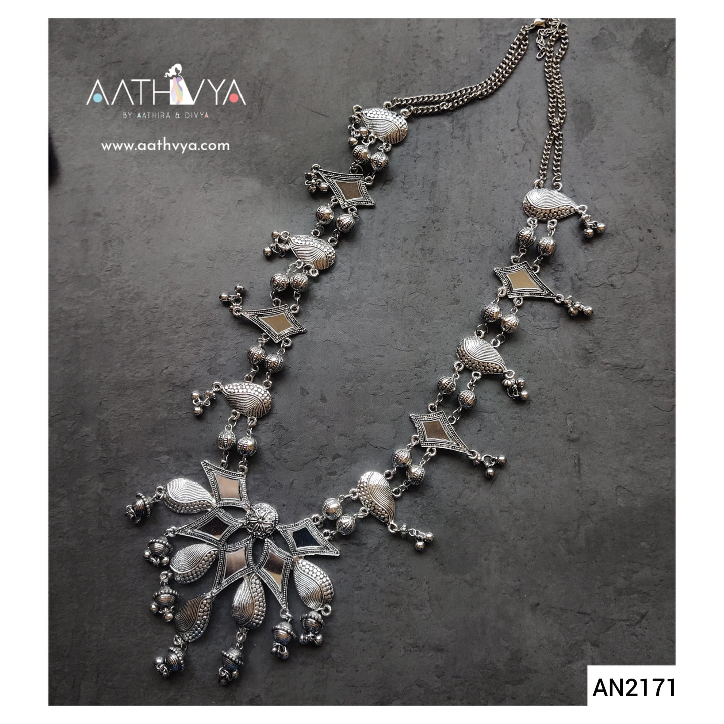 MIRROR STATEMENT NECKPIECE - AN2171