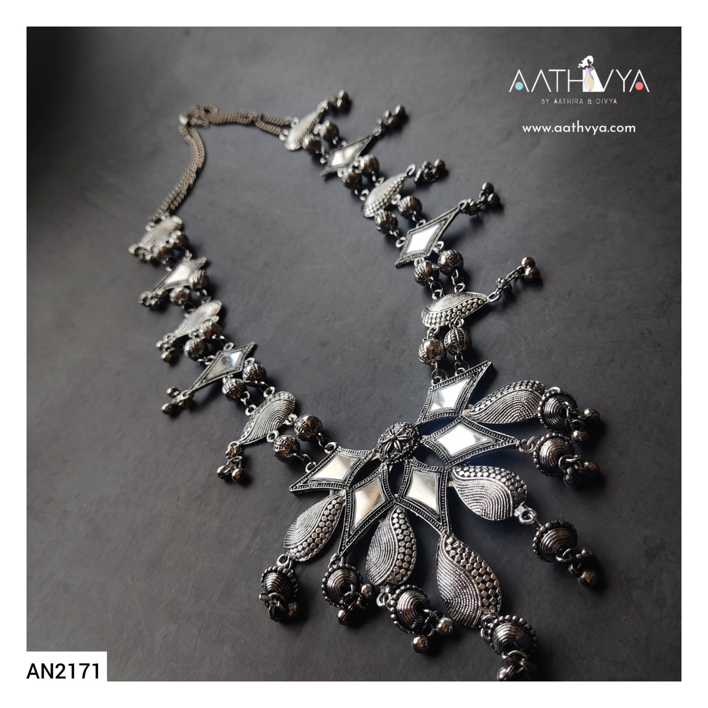 MIRROR STATEMENT NECKPIECE - AN2171
