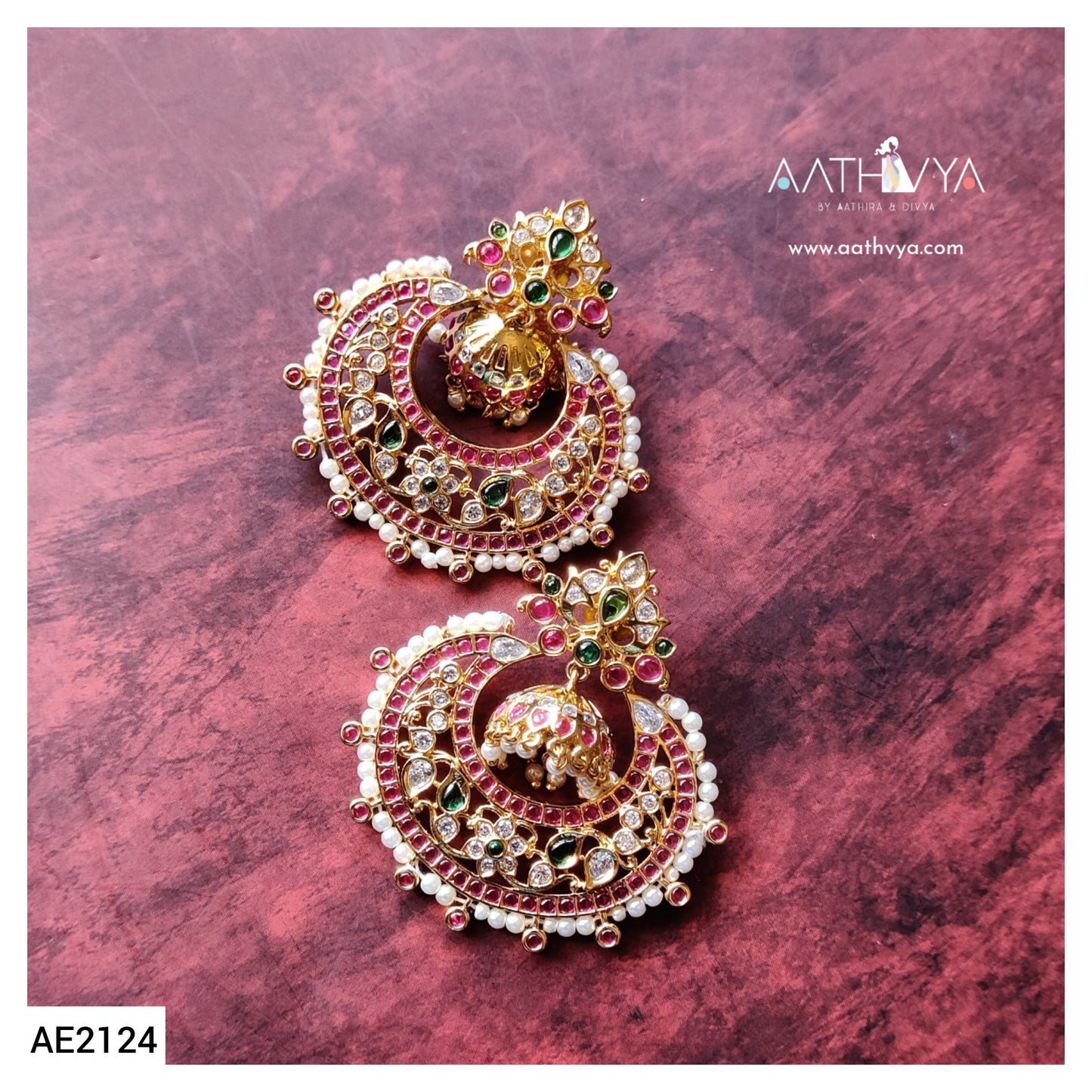 2 IN 1 KEMP EARRING - AE2124