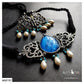 CARVED CABOCHON CHOKER SET - AN2157