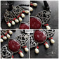 CARVED CABOCHON CHOKER SET - AN2157