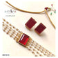 INSIGNIA - PEARL STONE CHOKER - AN1510