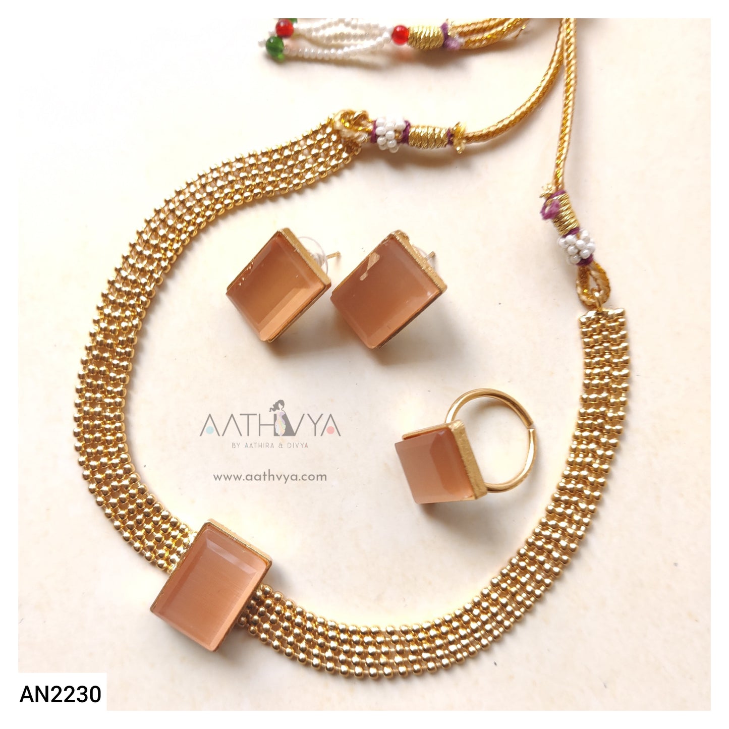 DHARA CHOKER SET - AN2230