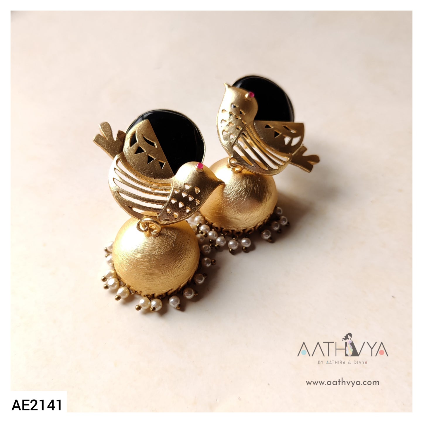 BIRD MATTE JHUMKA - AE2141