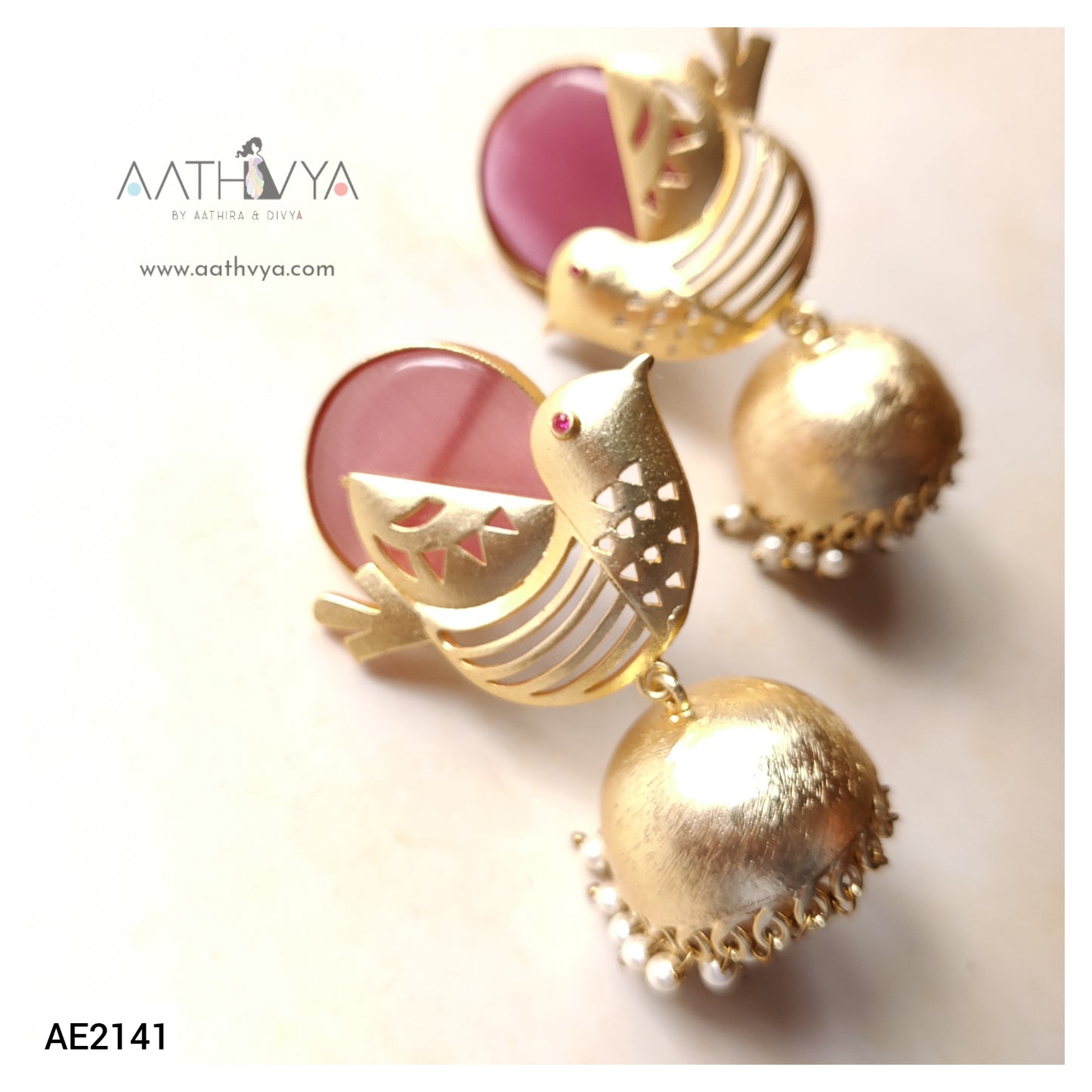 BIRD MATTE JHUMKA - AE2141