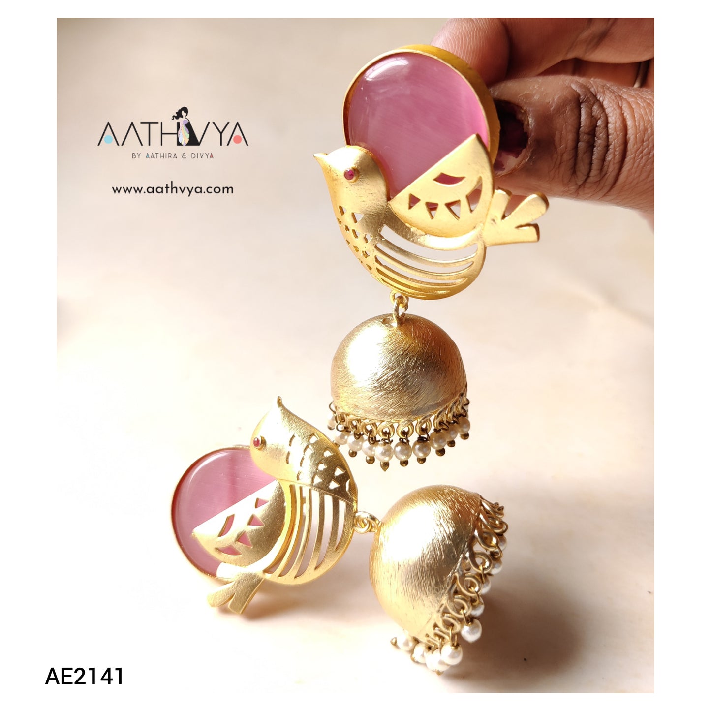 BIRD MATTE JHUMKA - AE2141