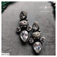 ZIRCON BEADED NECKLACE SET - AN2197 (B)